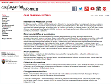 Tablet Screenshot of infomus.org